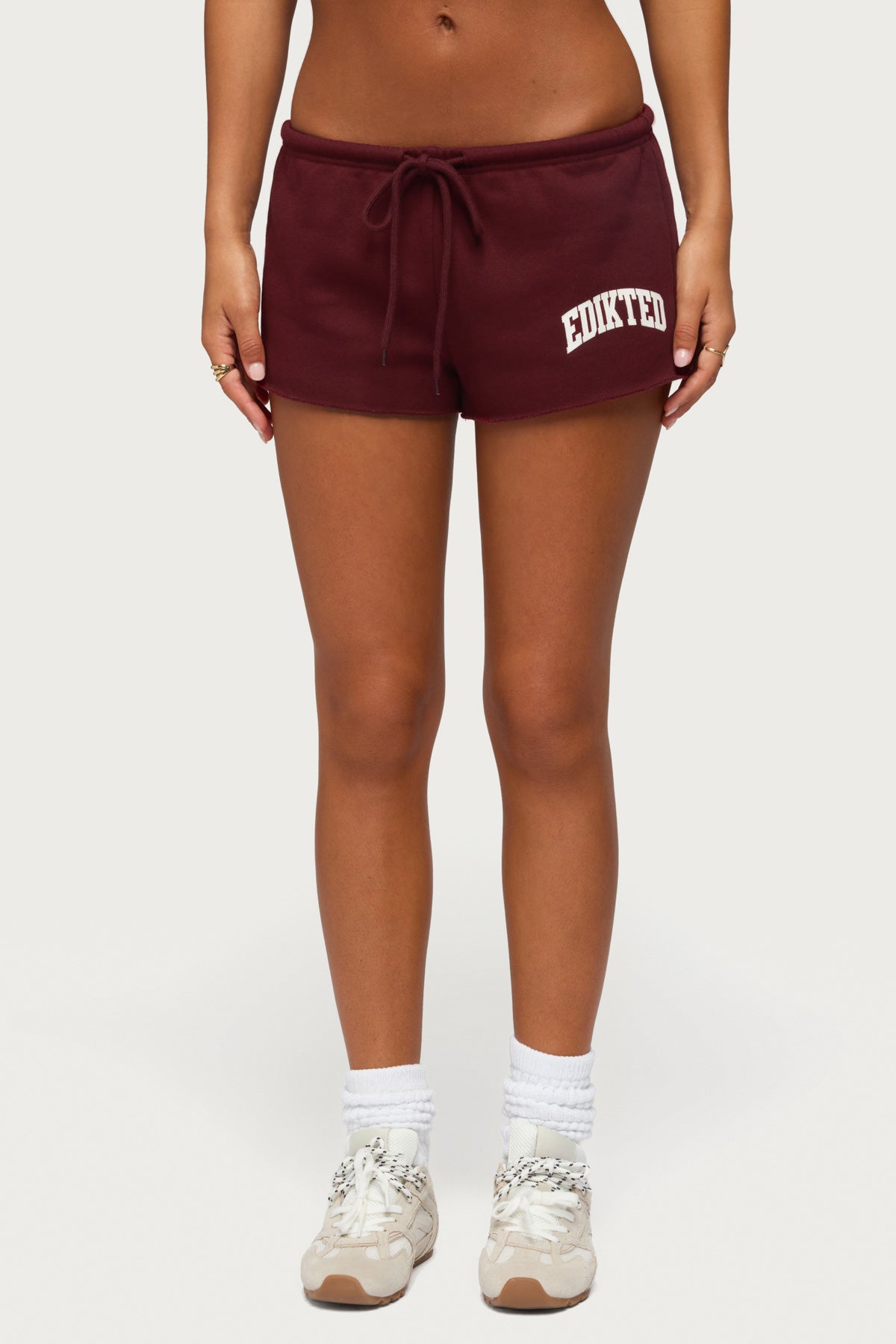 Sporty Babe Edikted Micro Shorts - Image 4