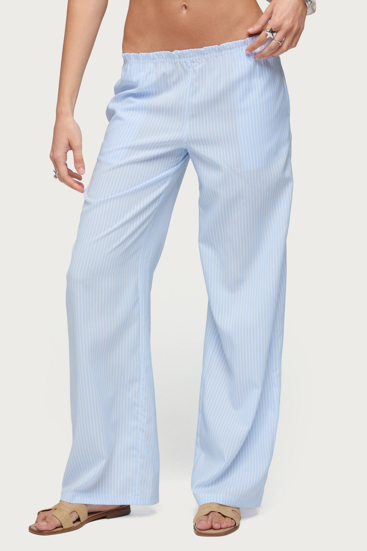 Cersei Striped Low Rise Pants - Image 2