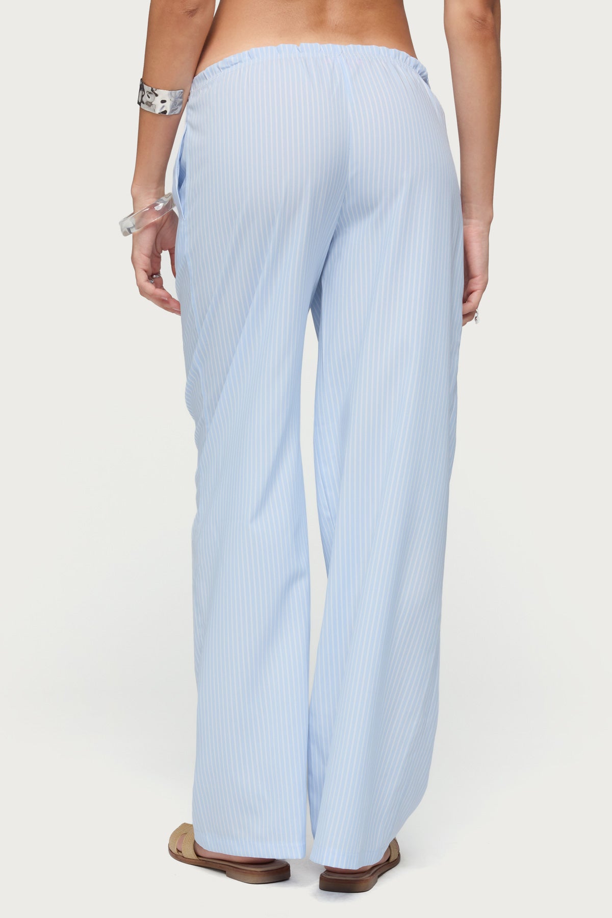 Cersei Striped Low Rise Pants - Image 5