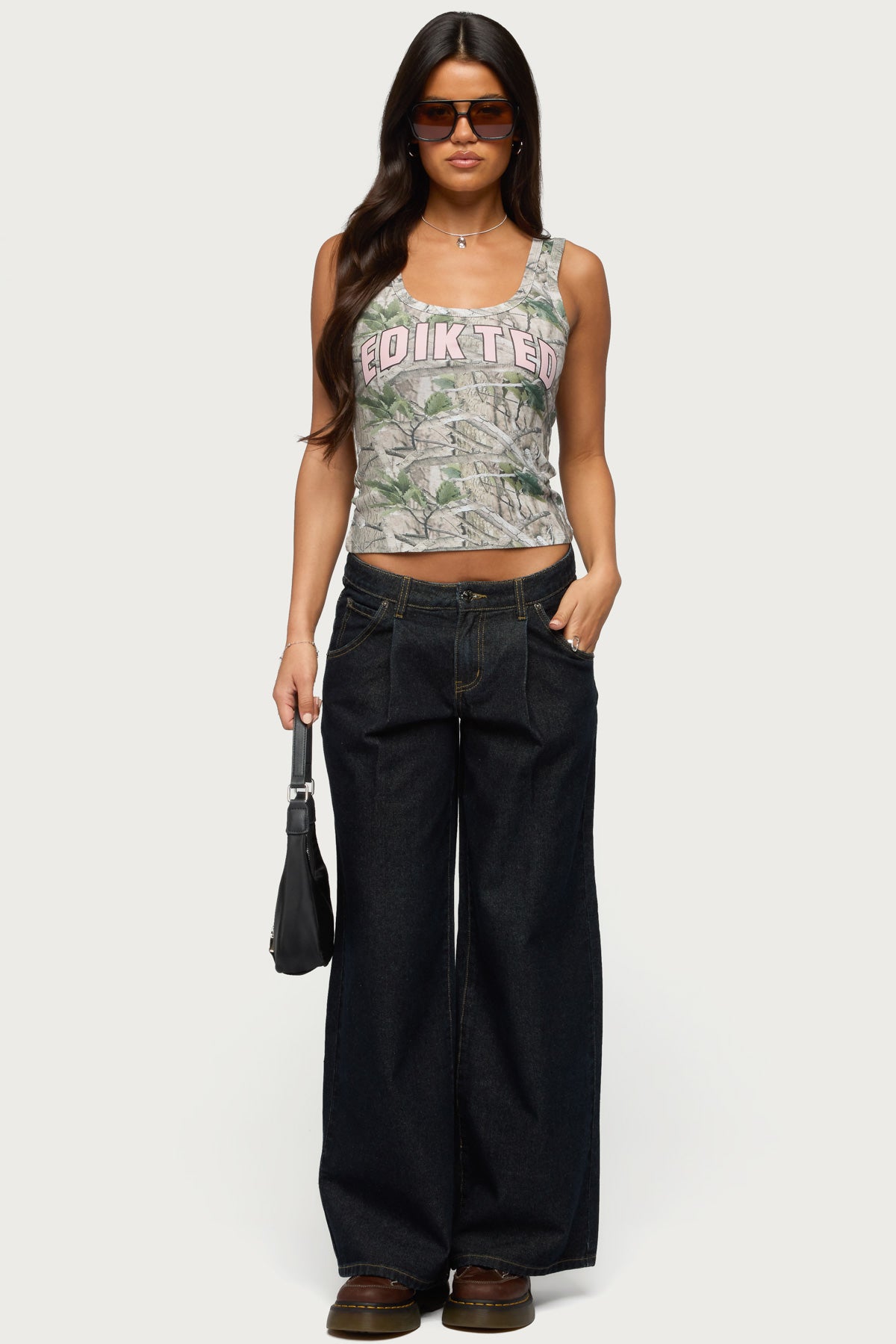 Edikted Girly Ribbed Tank Top - Image 2
