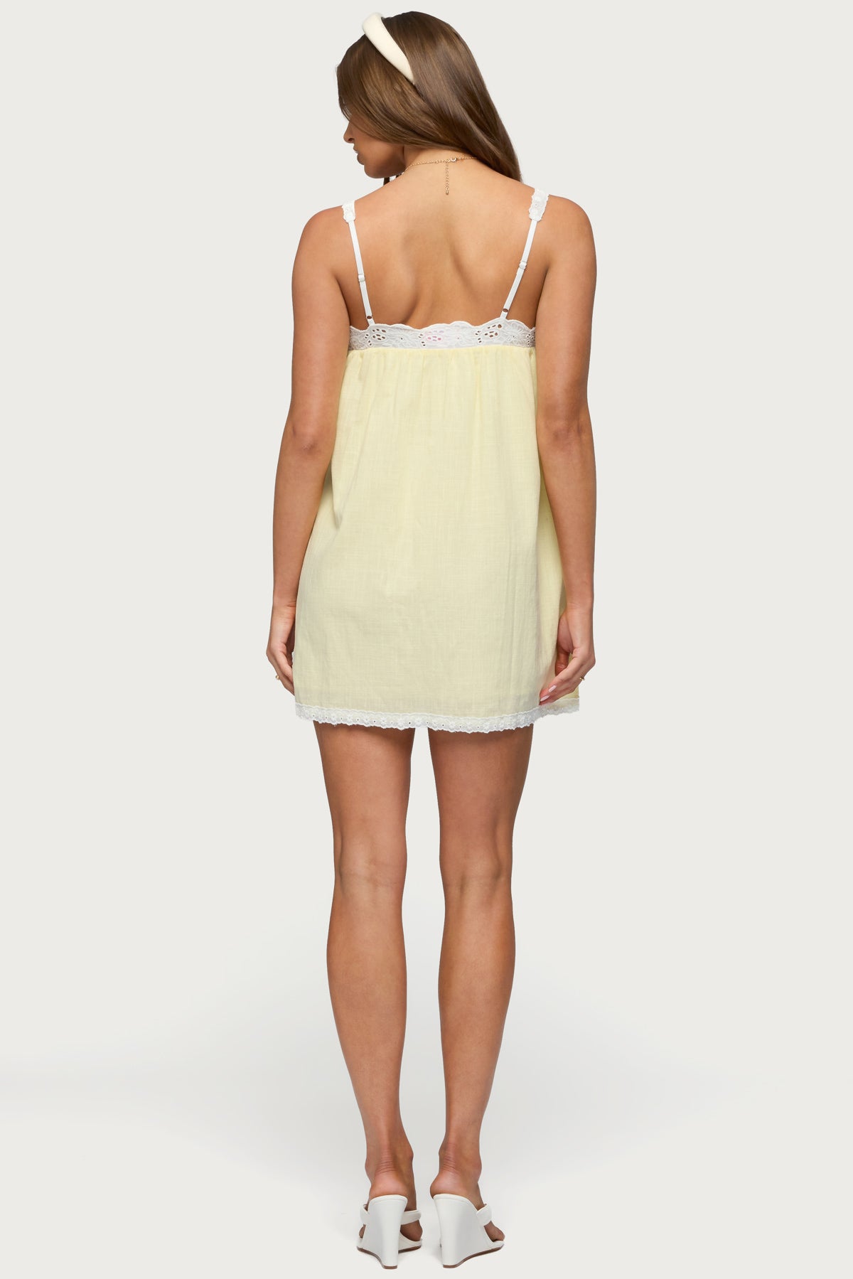 Hipla Contrast Lacey Cotton Dress - Image 4