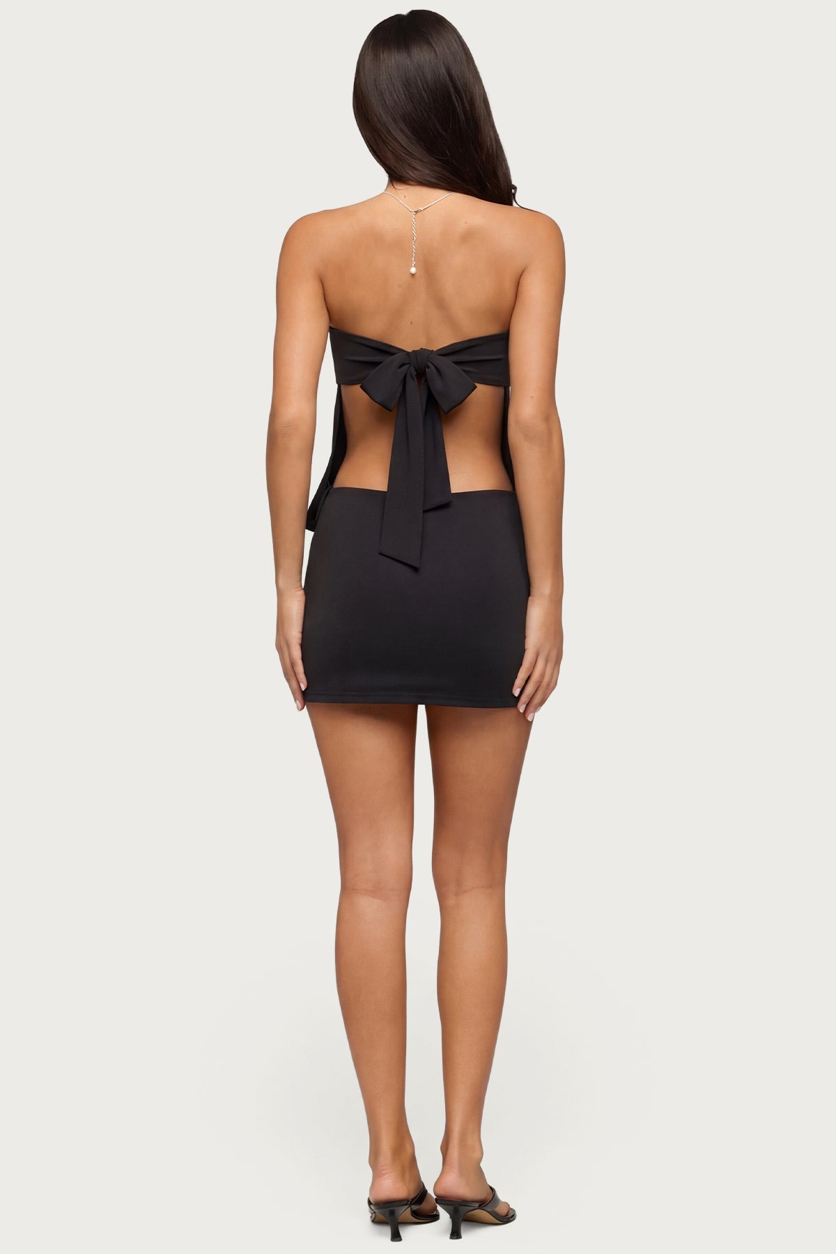 Alannah Backless Strapless Mini Dress - Image 5