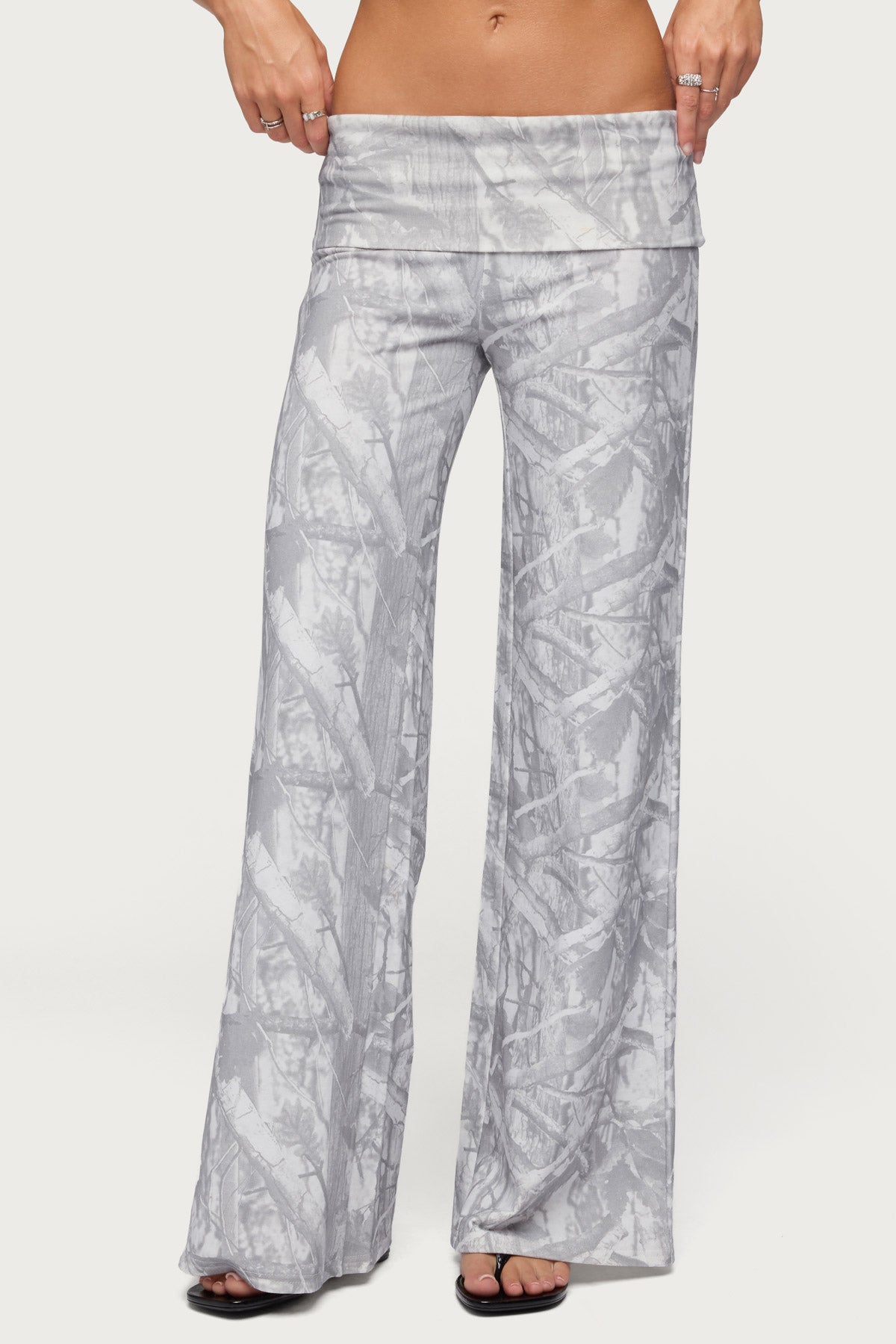 Cammy Wide Leg Foldover Pants - Image 2