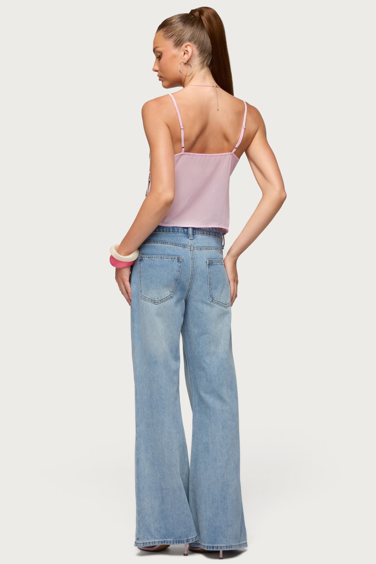 Ceren Abstract Sequin Tank Top - Image 5
