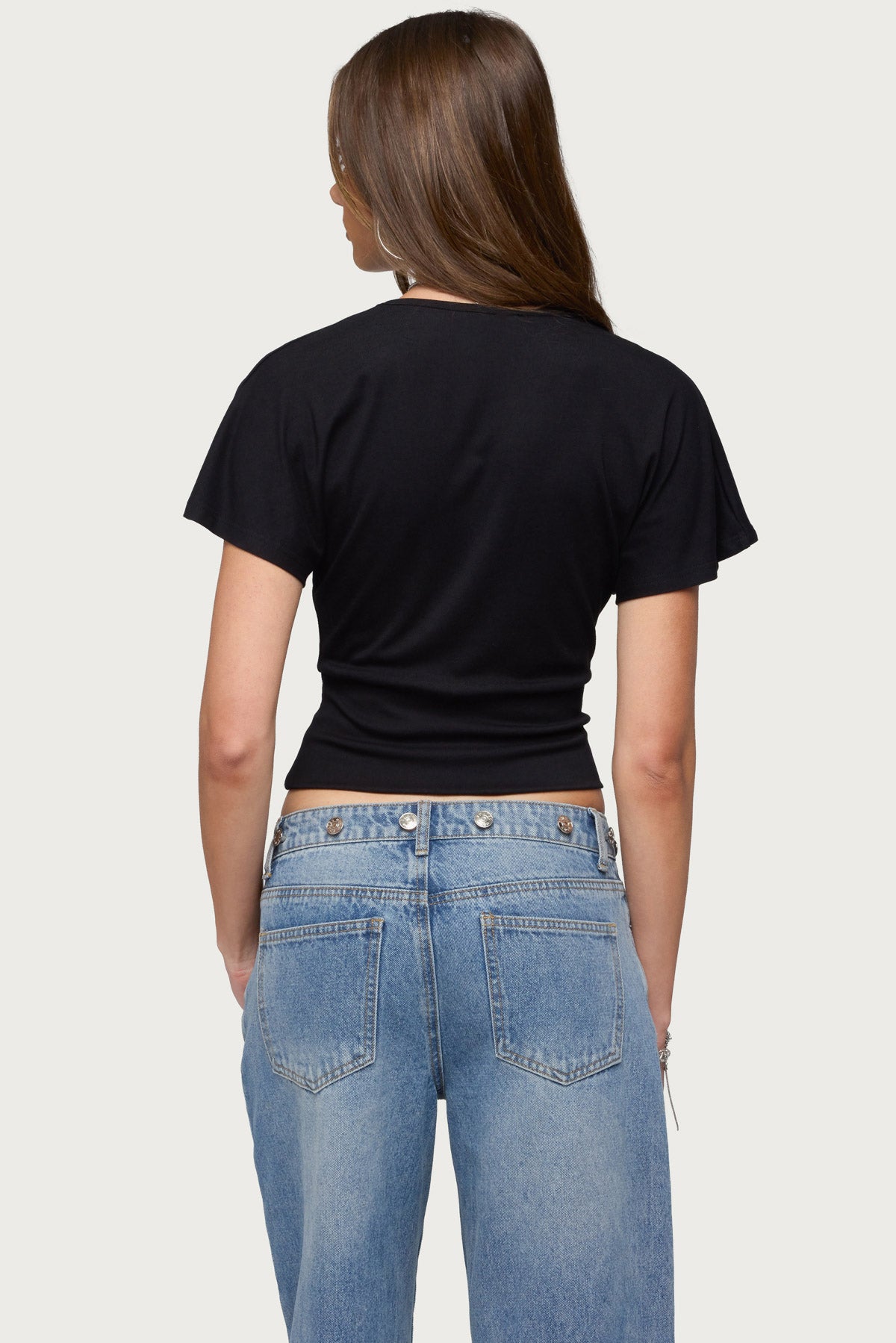 Mundy Deep V Neck Top - Image 5