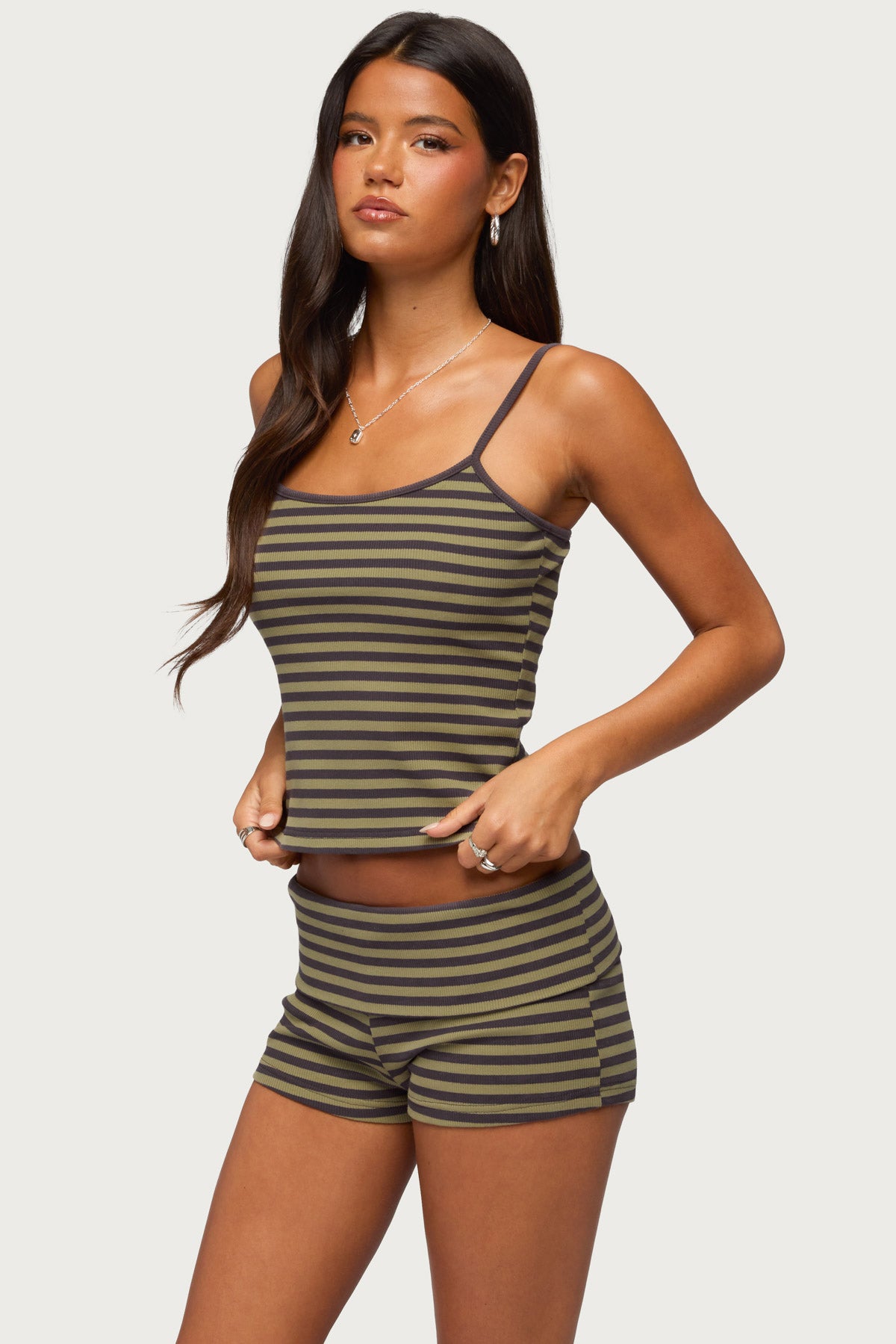 Jody Striped Ribbed Tank Top - Image 3