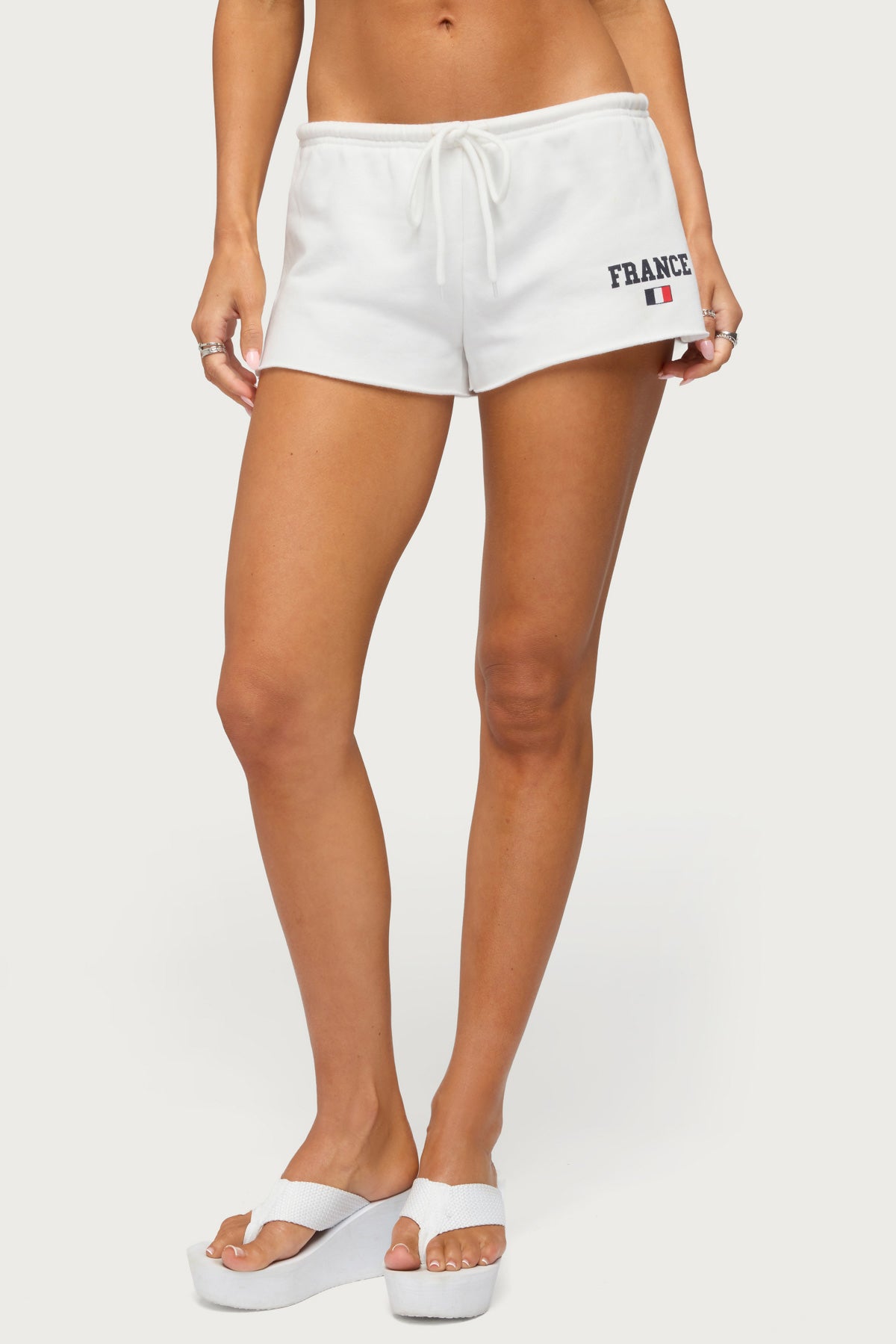 France Low Rise Micro Shorts - Image 2