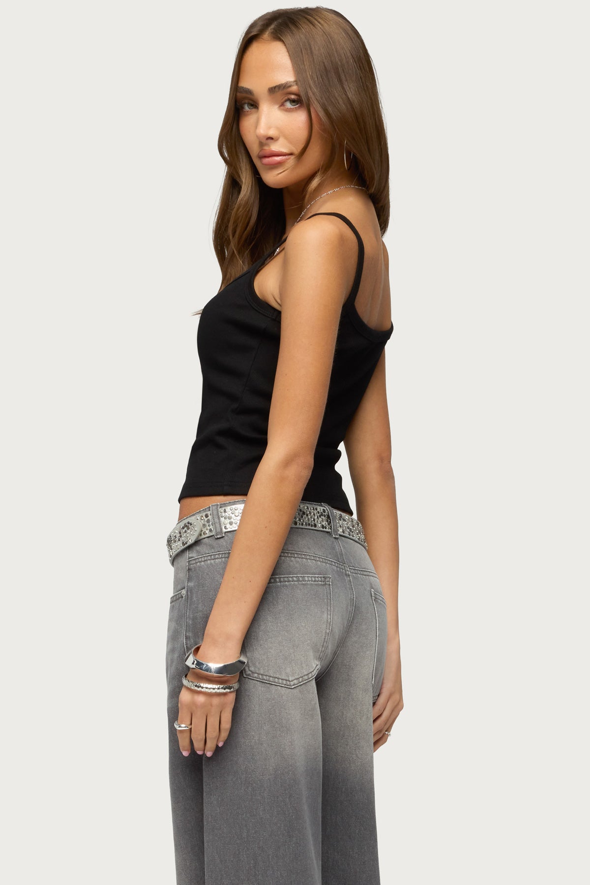 Martini Babe Ribbed Tank Top - Image 5