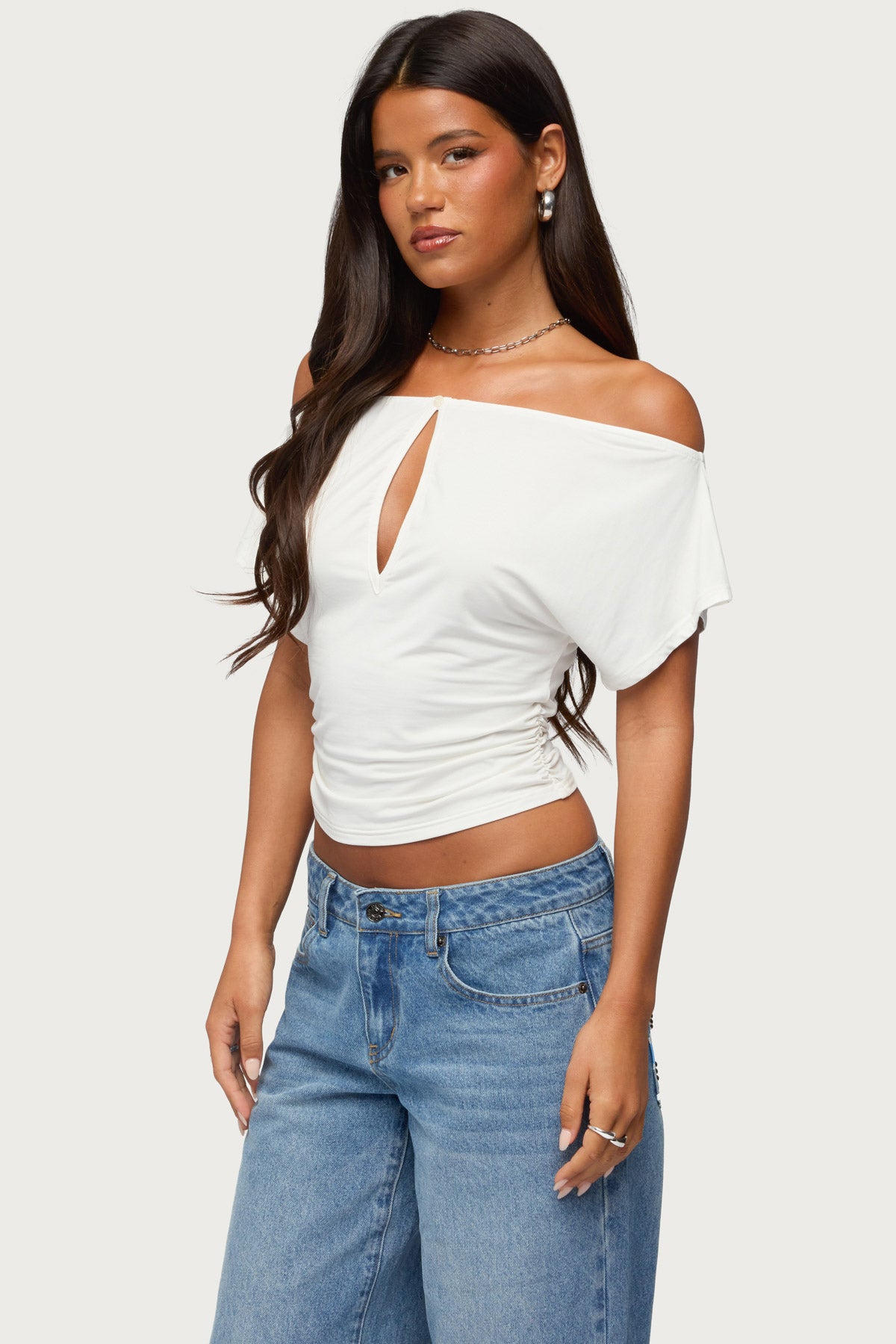 Hecate Off Shoulder Keyhole Top - Image 3
