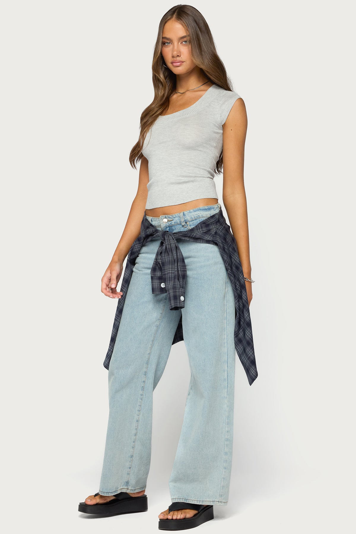 Somin Knit Scoop Neck Top - Image 4