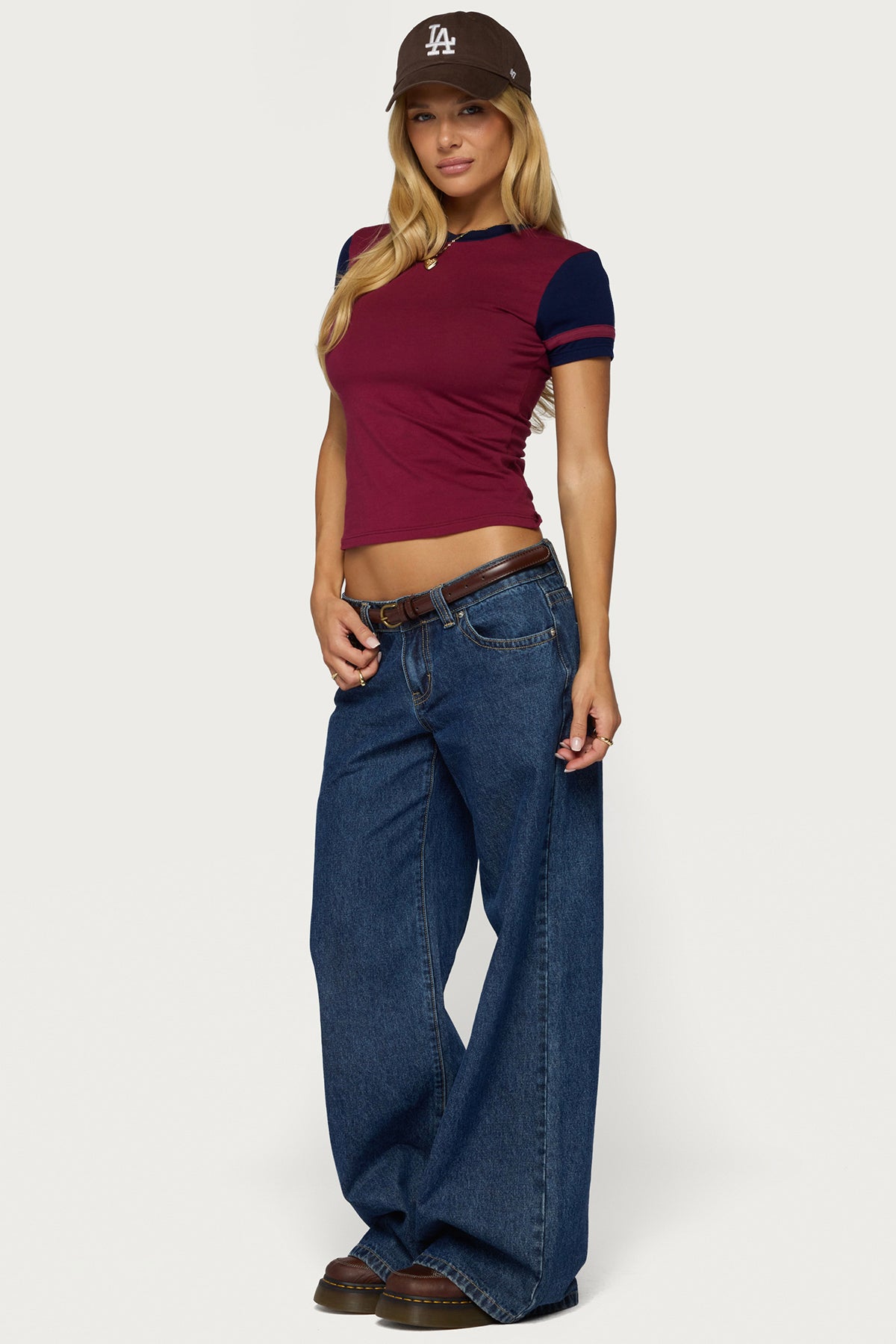 Sophiah Contrast T Shirt - Image 3