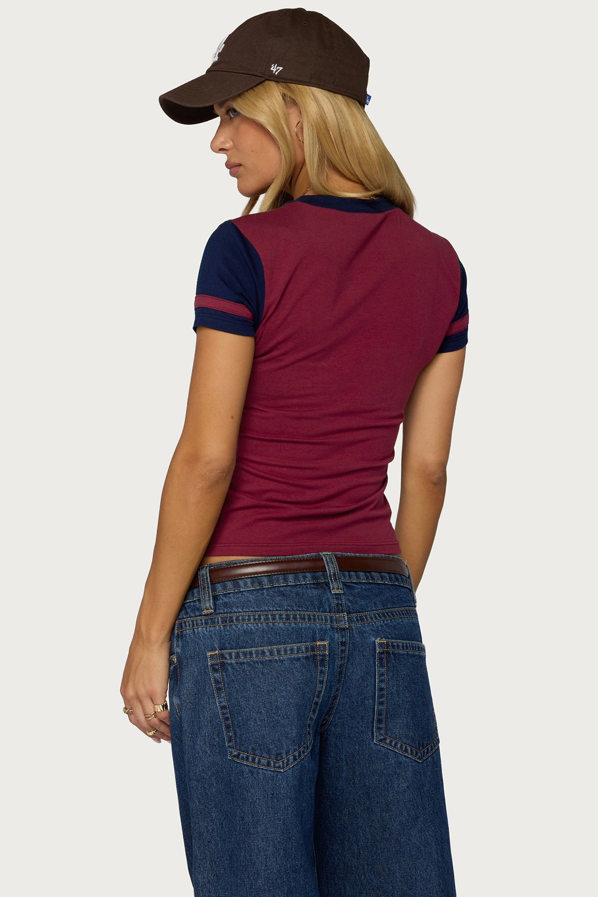 Sophiah Contrast T Shirt - Image 5