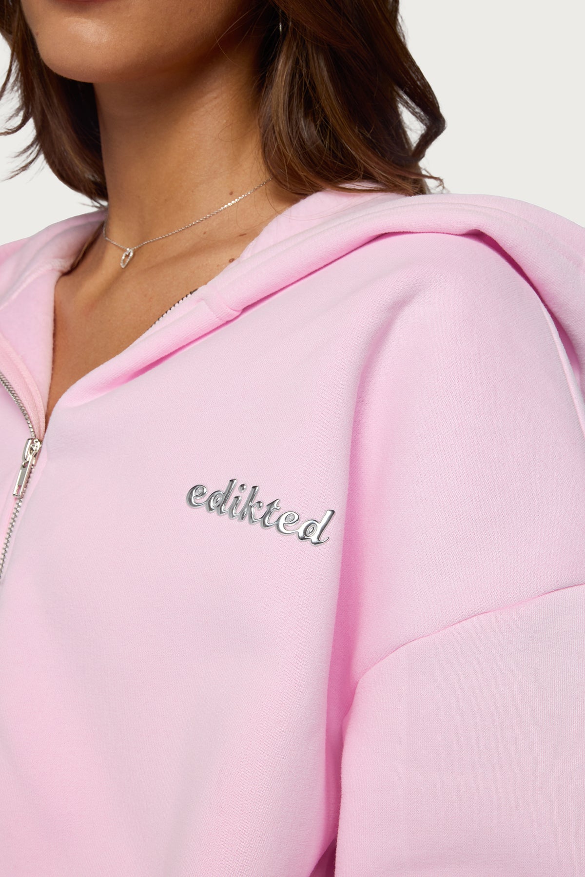Edikted Diva Zip Up Hoodie - Image 2