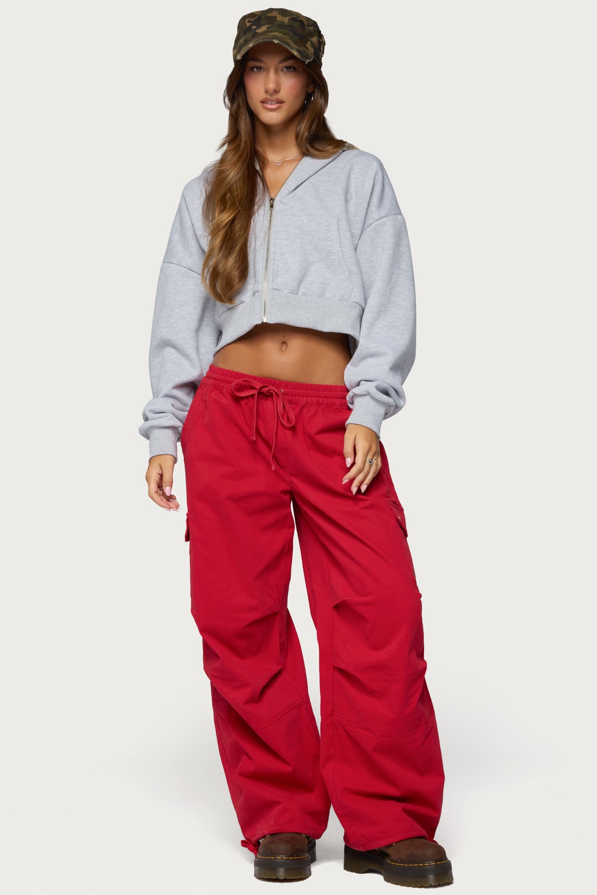 Paskal Twill Baggy Parachute Pants - Image 5