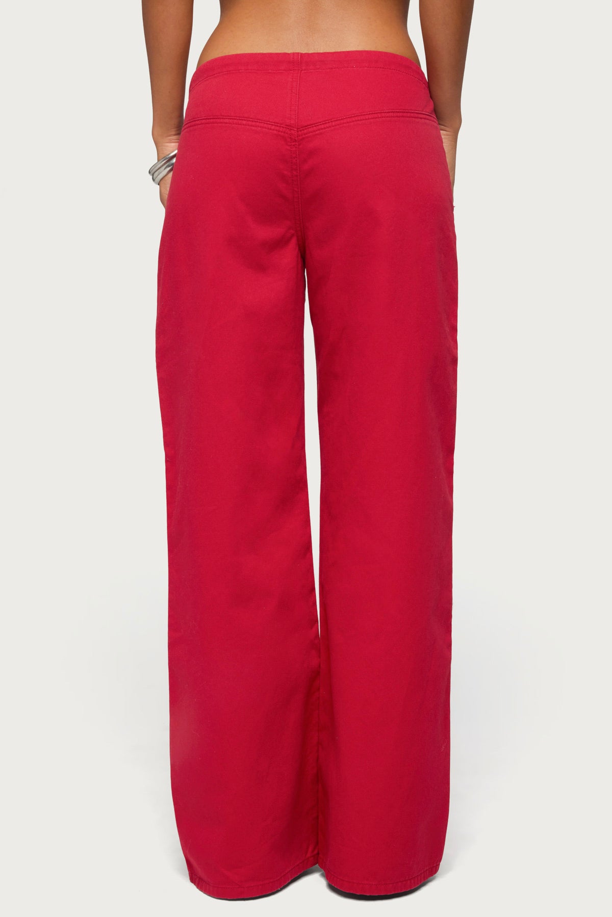 Kala Grommet Low Rise Baggy Jeans - Image 4