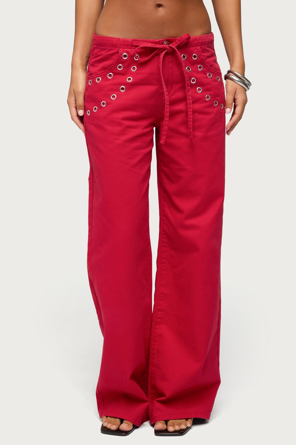 Kala Grommet Low Rise Baggy Jeans - Image 2