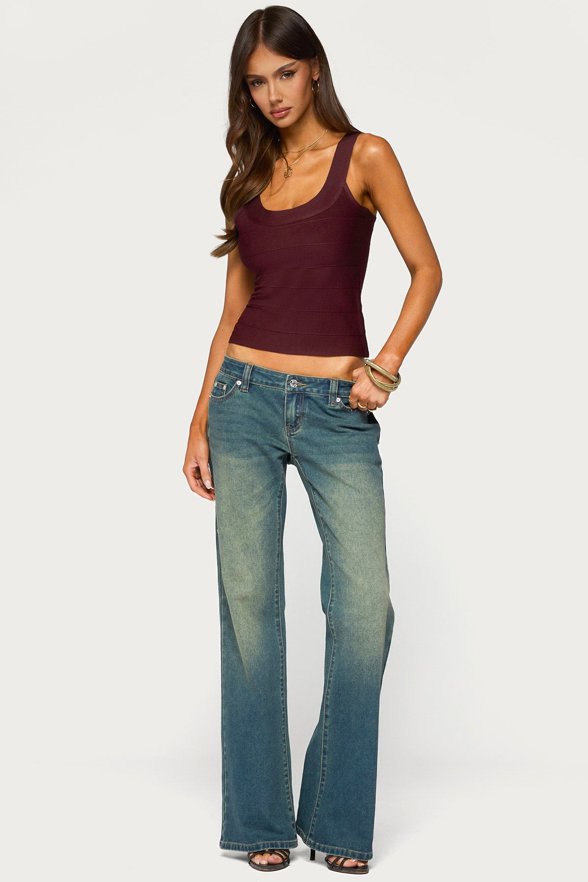 Akina Bandage Knit Tank Top - Image 5
