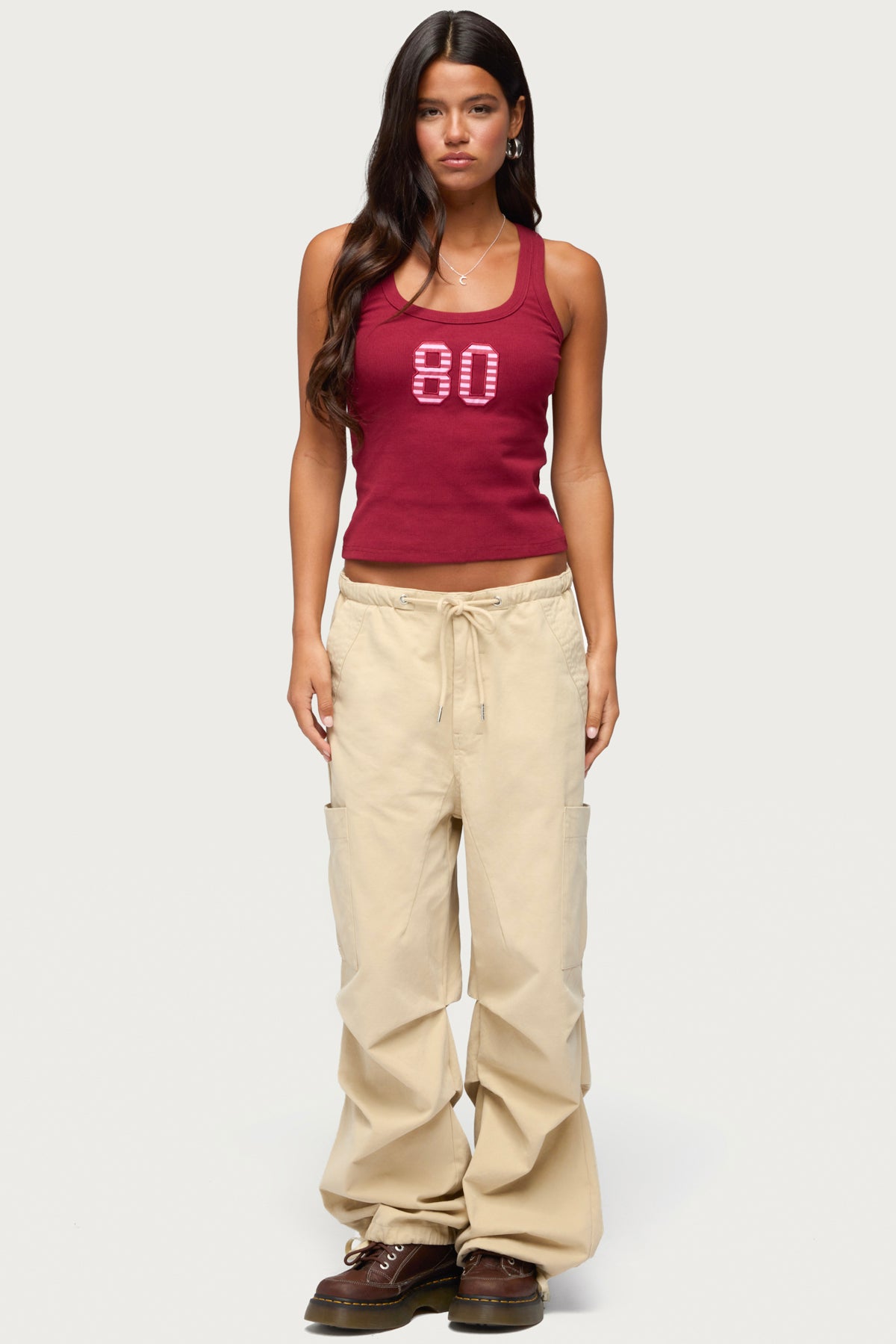 Emzi Baggy Cotton Cargo Pants - Image 5