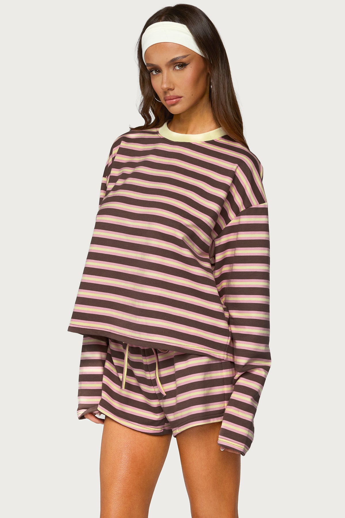 Blanchy Striped Long Sleeve Top - Image 3